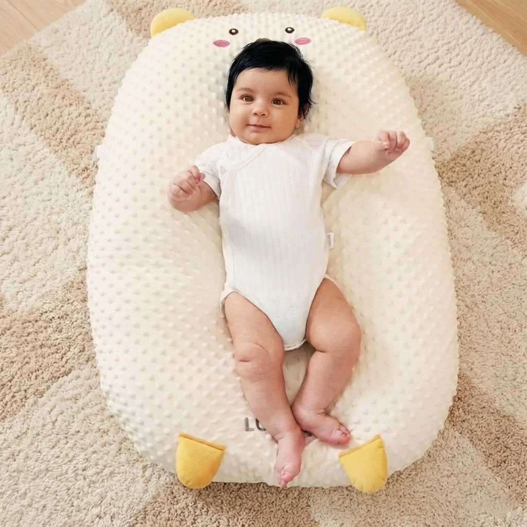 Dual Arm Cuddle Support Baby Anti Roll Pillow - Image 5