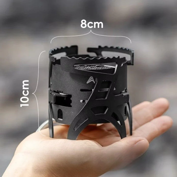 Dual-Core Blue Flame Outdoor Cooking Stove - Image 2