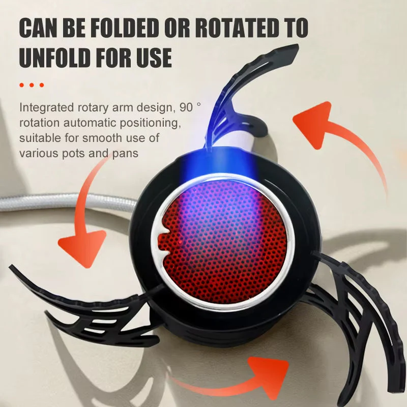 Dual-Core Blue Flame Outdoor Cooking Stove - Image 6