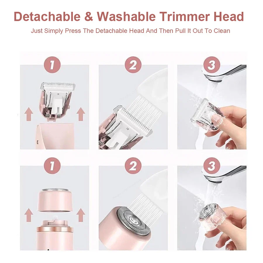Dual Head Rechargeable Electric Hair Trimmer - Image 3