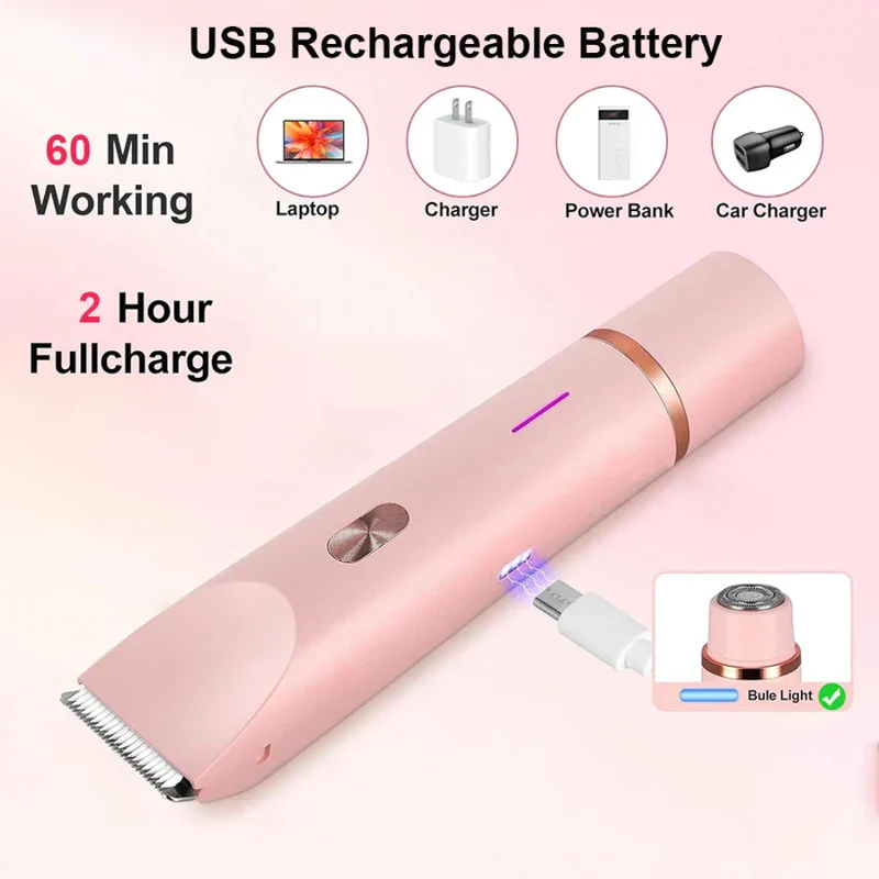 Dual Head Rechargeable Electric Hair Trimmer - Image 4