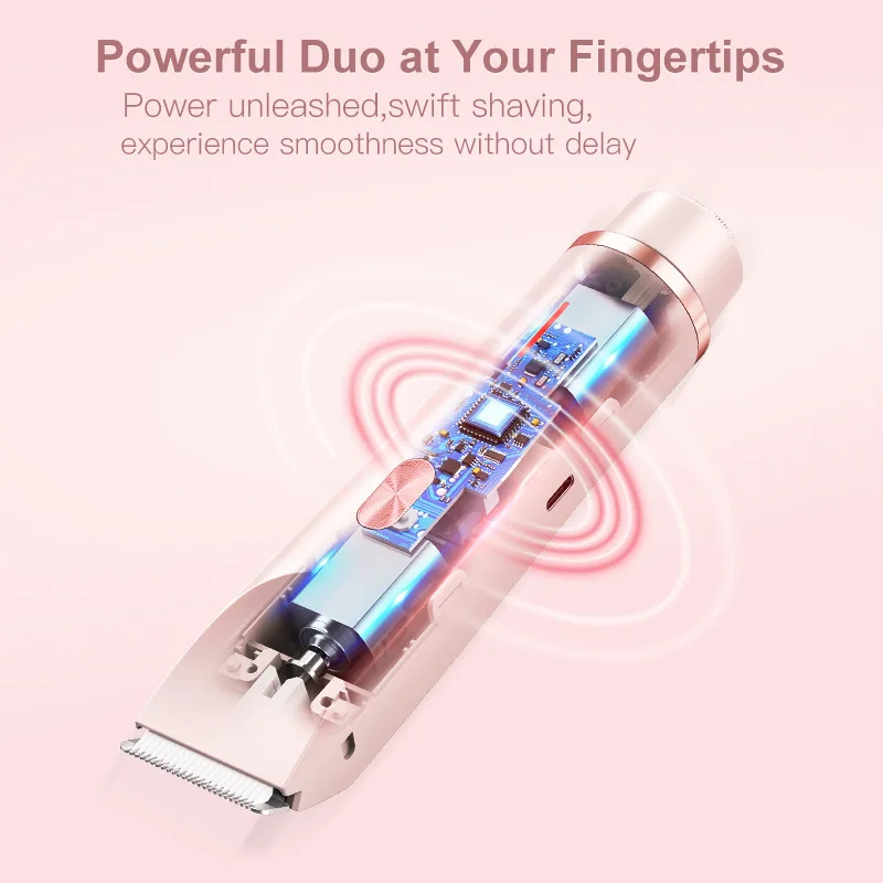 Dual Head Rechargeable Electric Hair Trimmer - Image 6