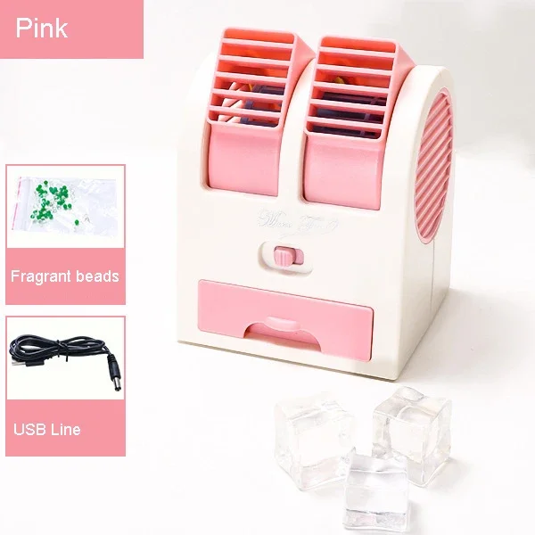 Dual-Outlet Turbo Cooling Desk Humidifier Fan - Image 6