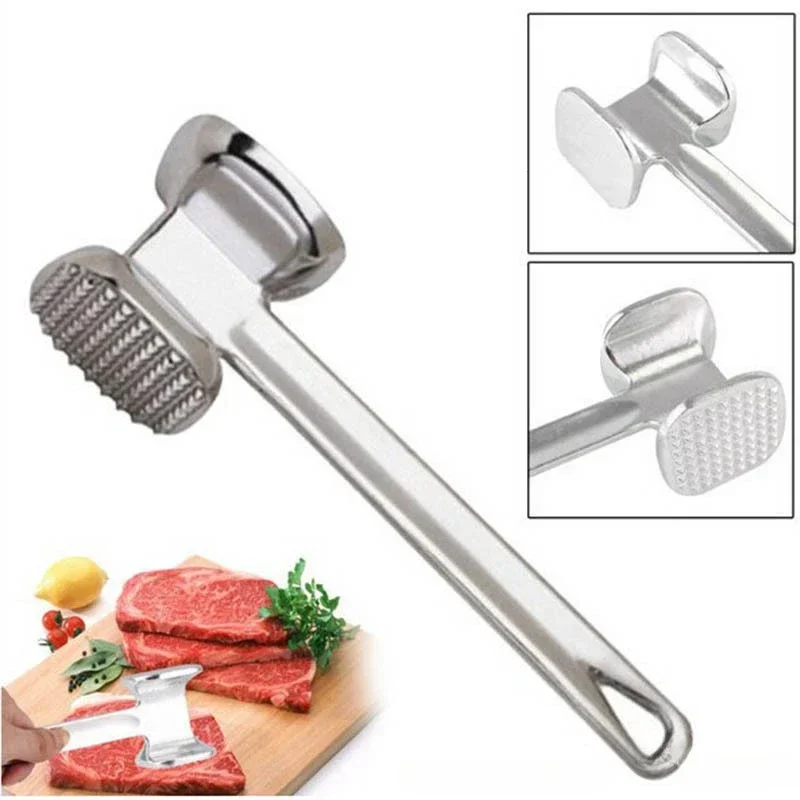 Dual-Sided Aluminum Meat Tenderizer Hammer - Image 2