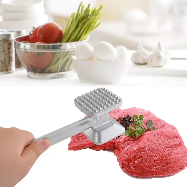 Dual-Sided Aluminum Meat Tenderizer Hammer - Image 3