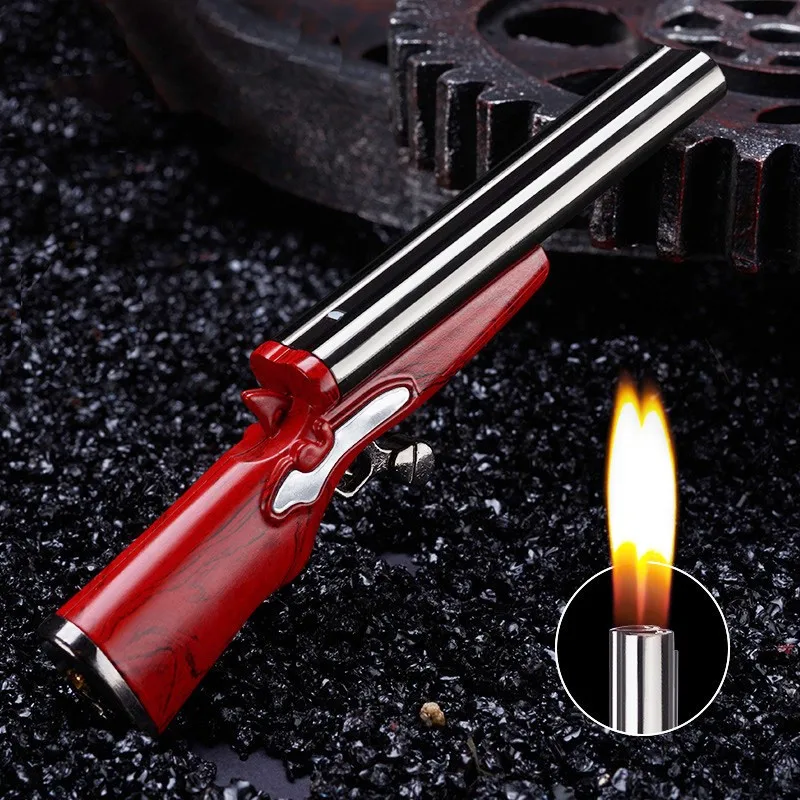 Dual Trigger Long Barrel Flame Torch Lighter - Image 4
