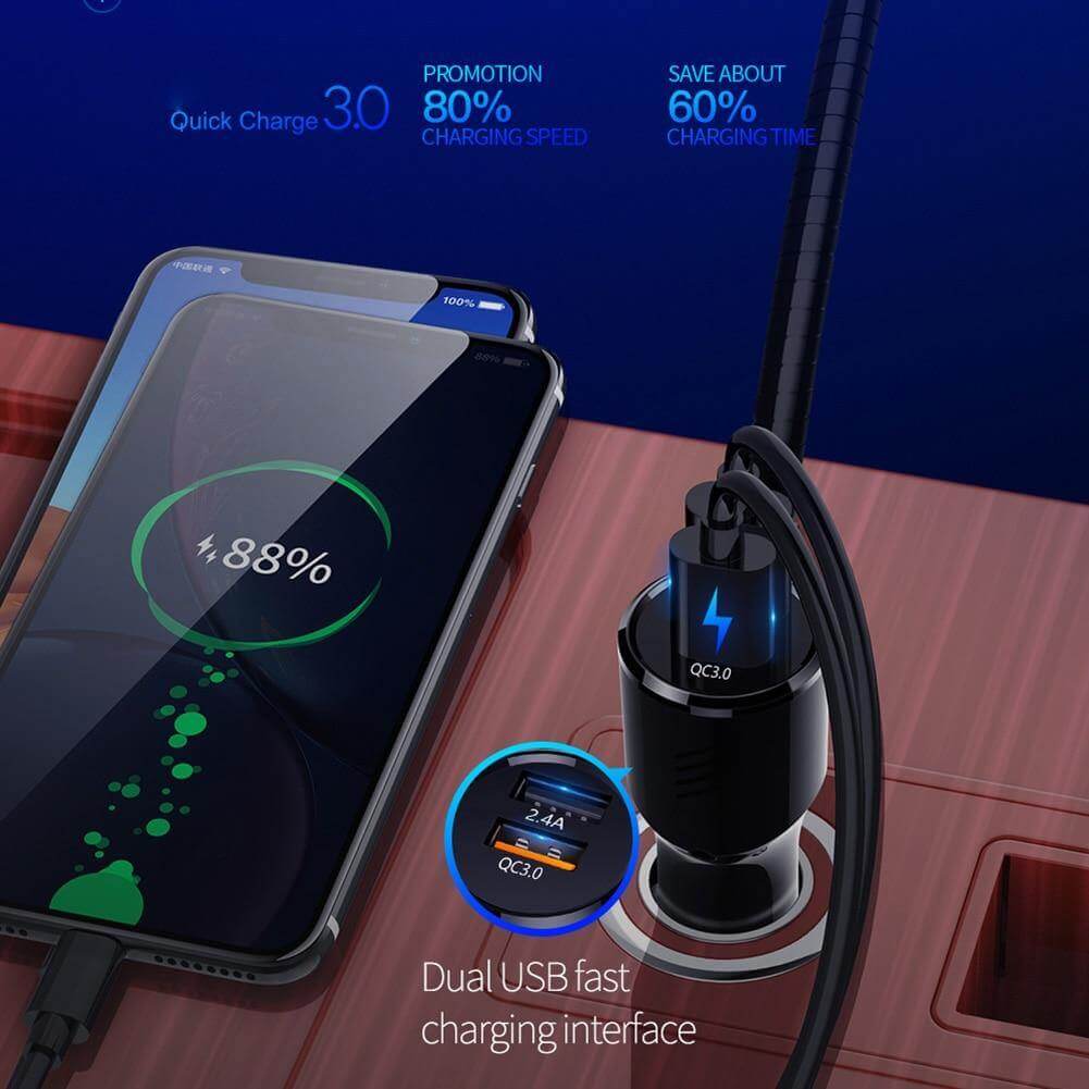 Dual USB Charging Bluetooth FM Transmitter for Car - Image 4