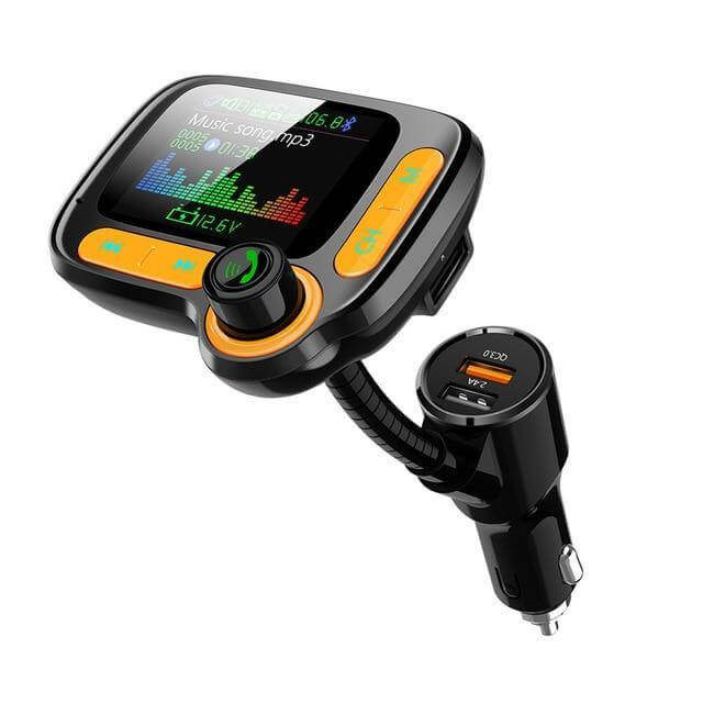 Dual USB Charging Bluetooth FM Transmitter for Car - Image 8
