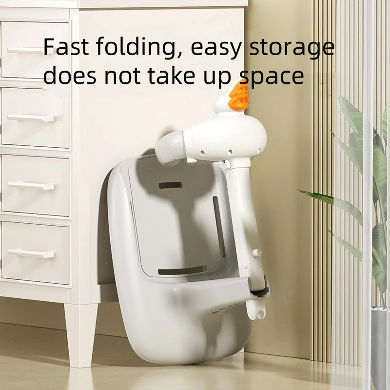 Duck-Shaped Non Slip Baby Bath Rack Stand - Image 3