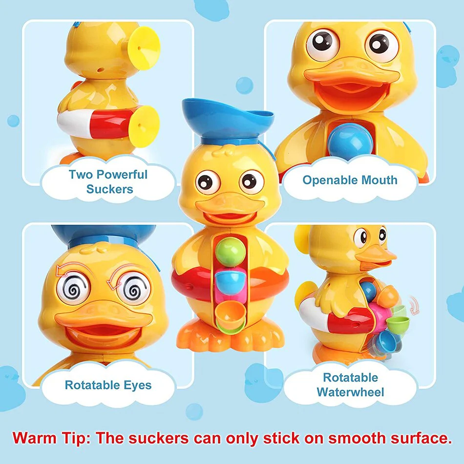 Duck Waterwheel Baby Bath Toy - Image 5