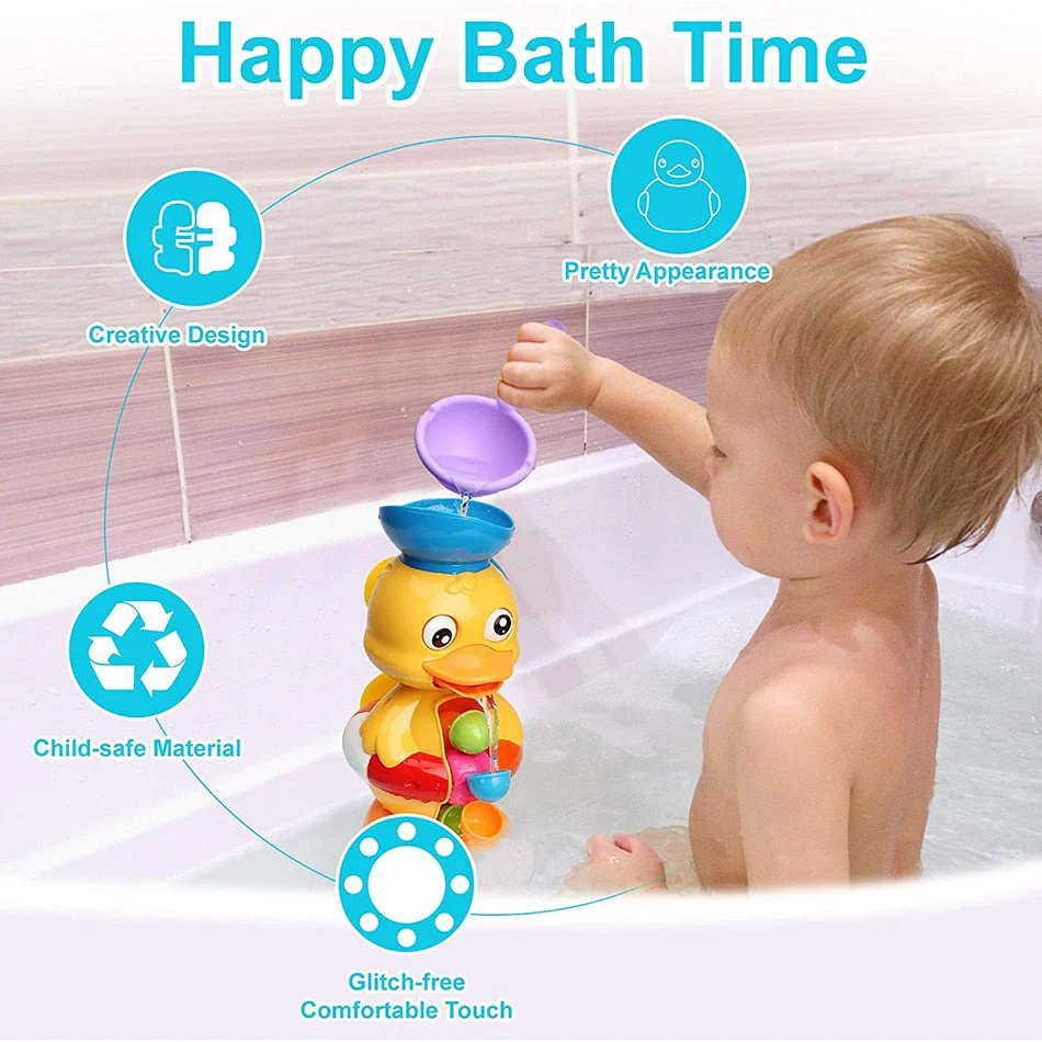 Duck Waterwheel Baby Bath Toy - Image 6