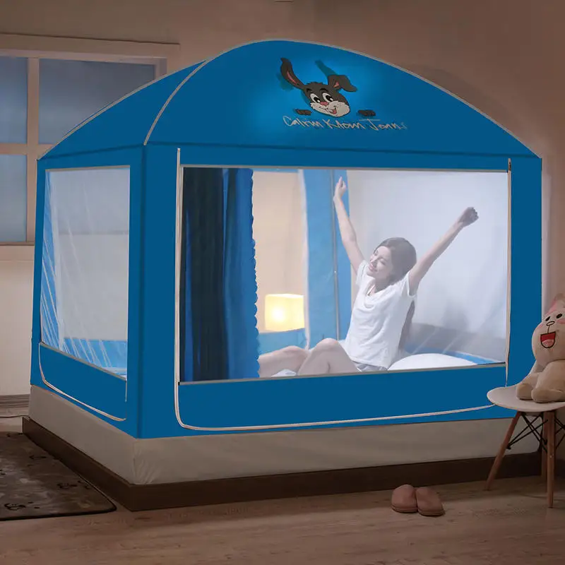 Dust-Proof Anti-Fall Long Sleep Mosquito Bed Tent - Image 3