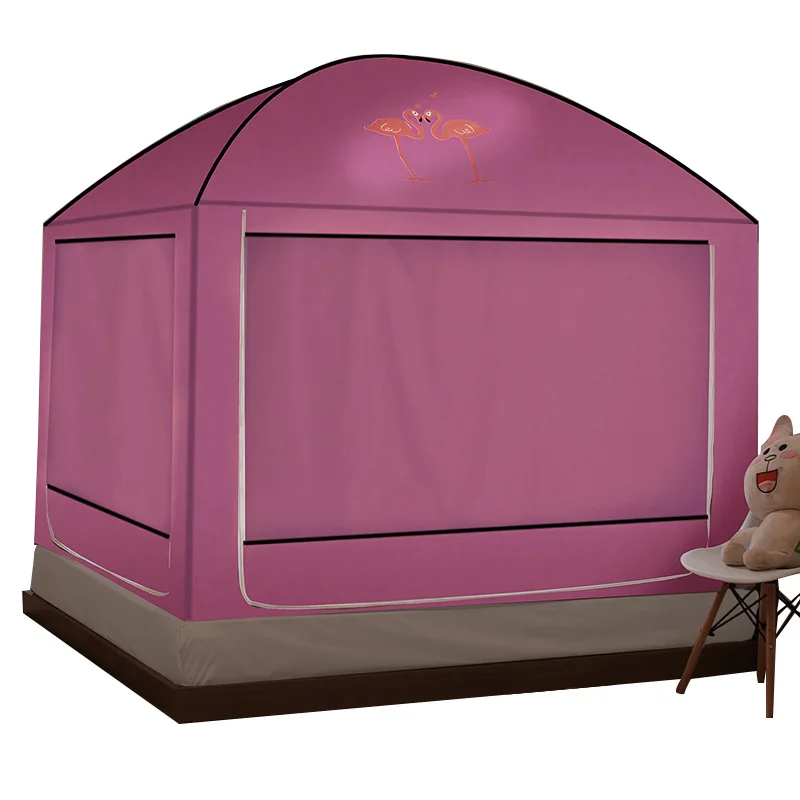 Dust-Proof Anti-Fall Long Sleep Mosquito Bed Tent - Image 5