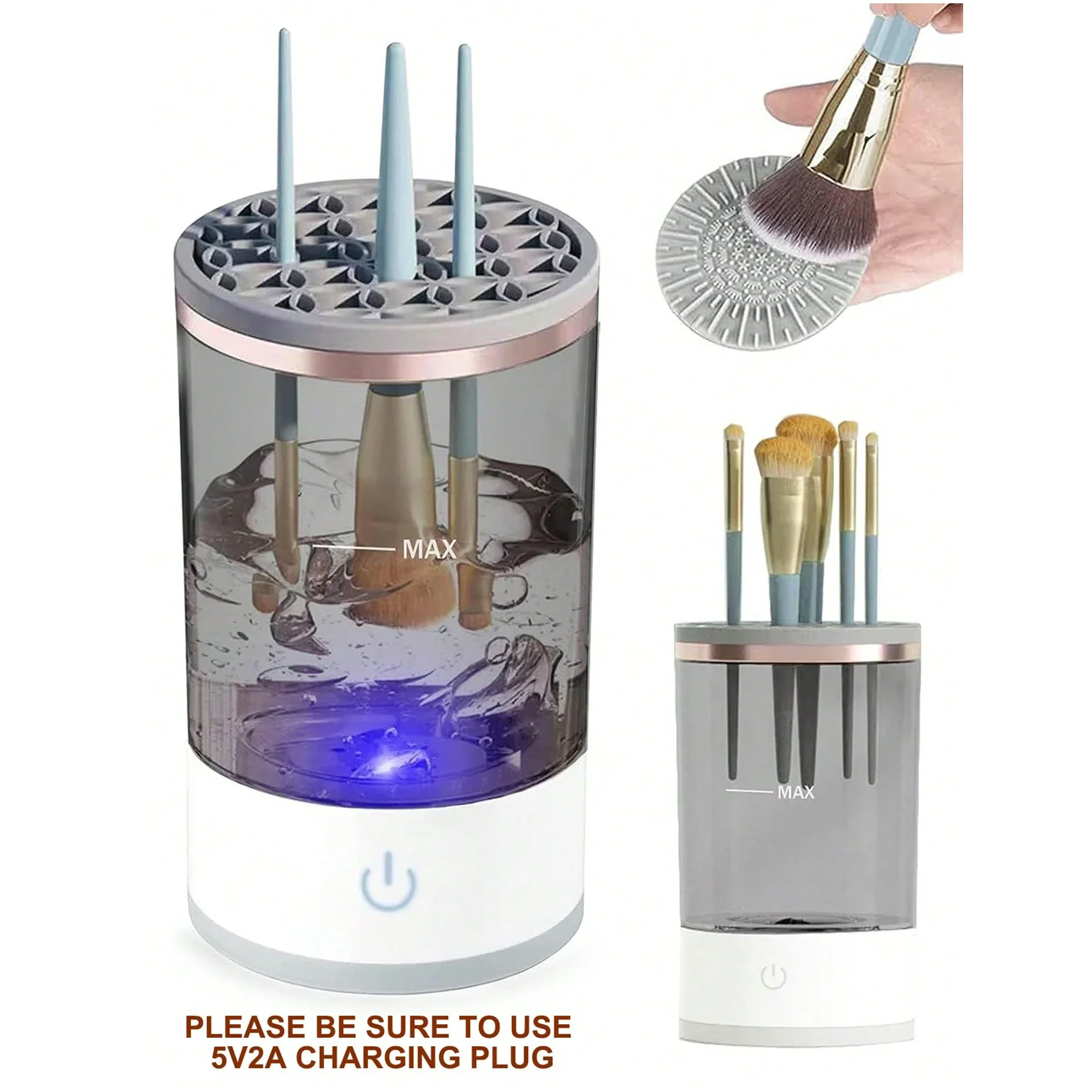 Dustproof Fast USB Automatic Makeup Cleaner - Image 6