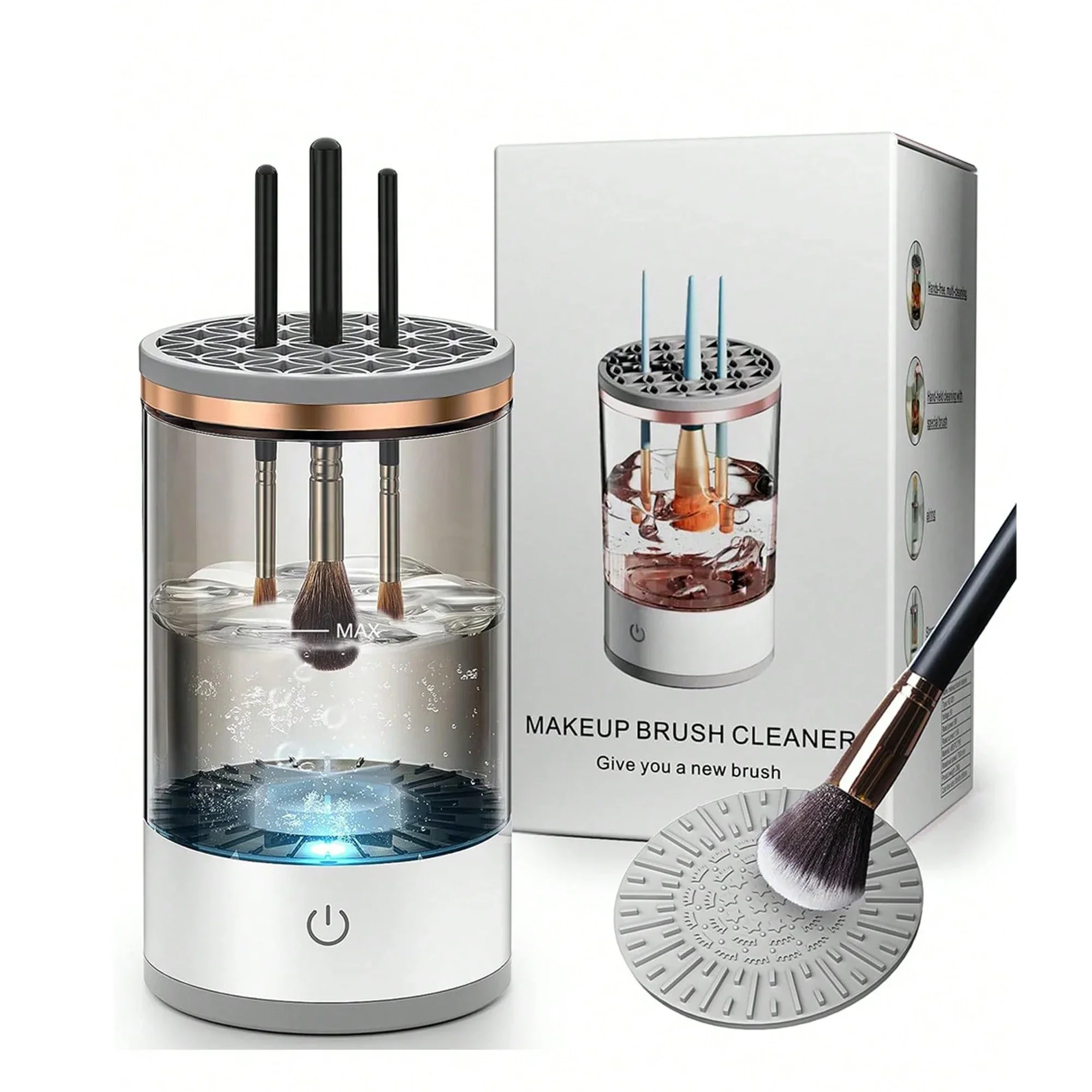 Dustproof Fast USB Automatic Makeup Cleaner - Image 8