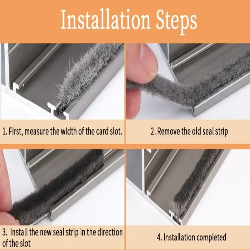 Dustproof Soundproof Brush Seal Strip - Image 7