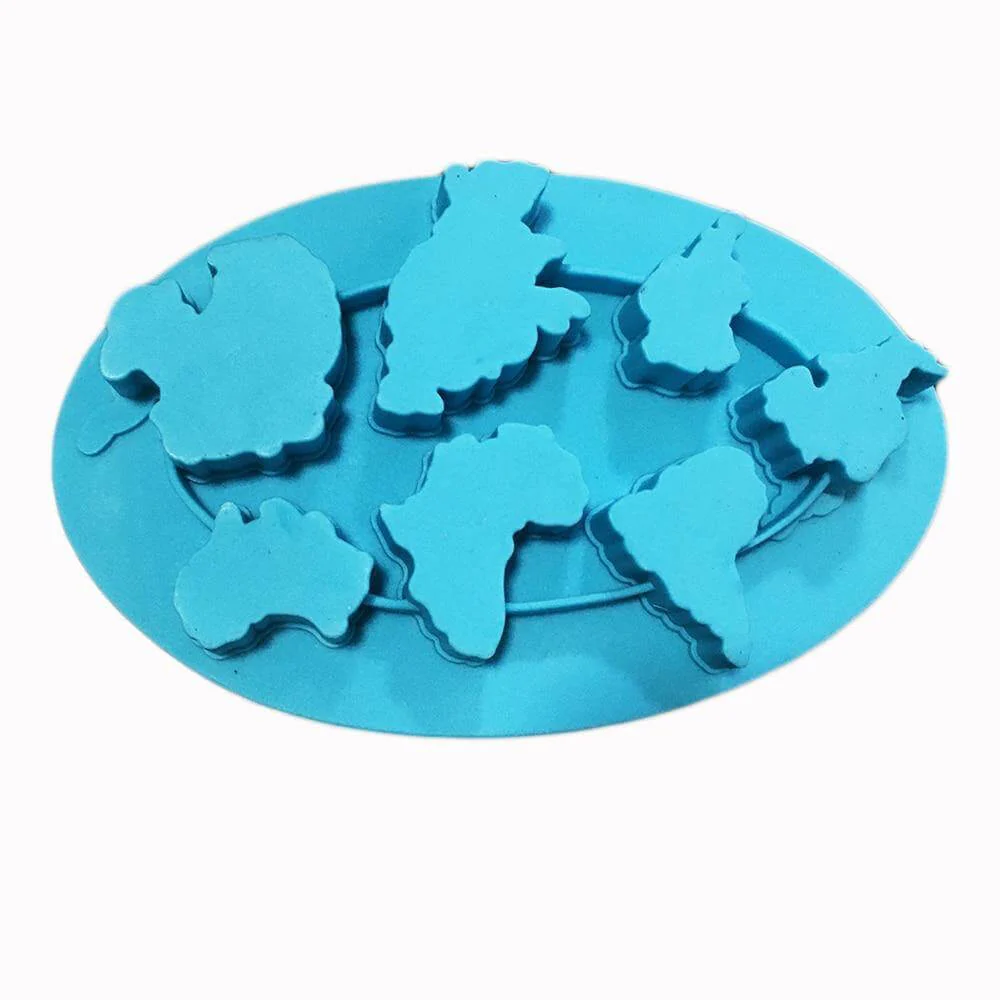 Earth Continents Silicone Ice Tray Mold - Image 3
