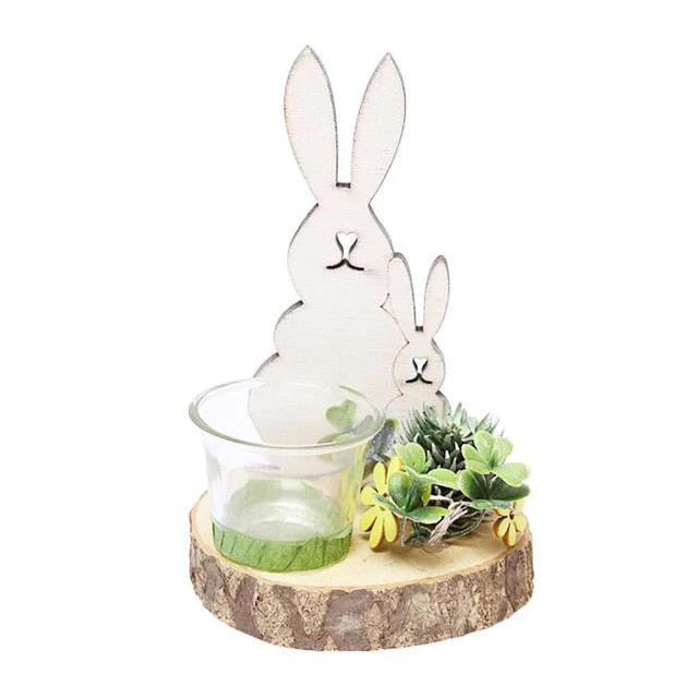 Easter Bunny Nordic Candle Holder Rabbit - Image 3