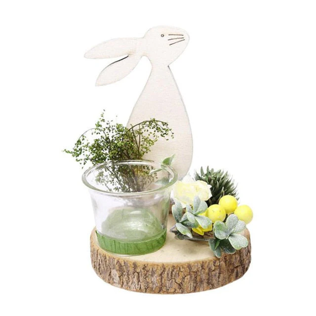 Easter Bunny Nordic Candle Holder Rabbit - Image 4