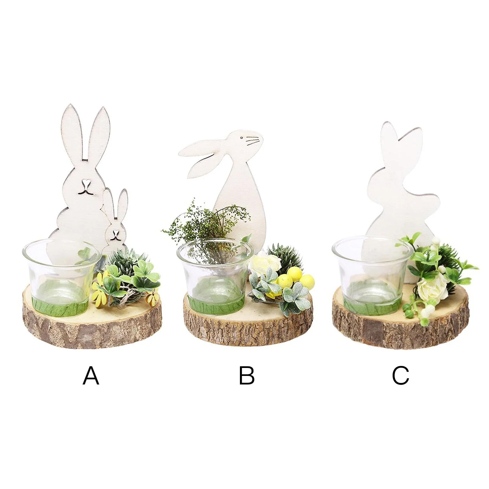 Easter Bunny Nordic Candle Holder Rabbit - Image 5