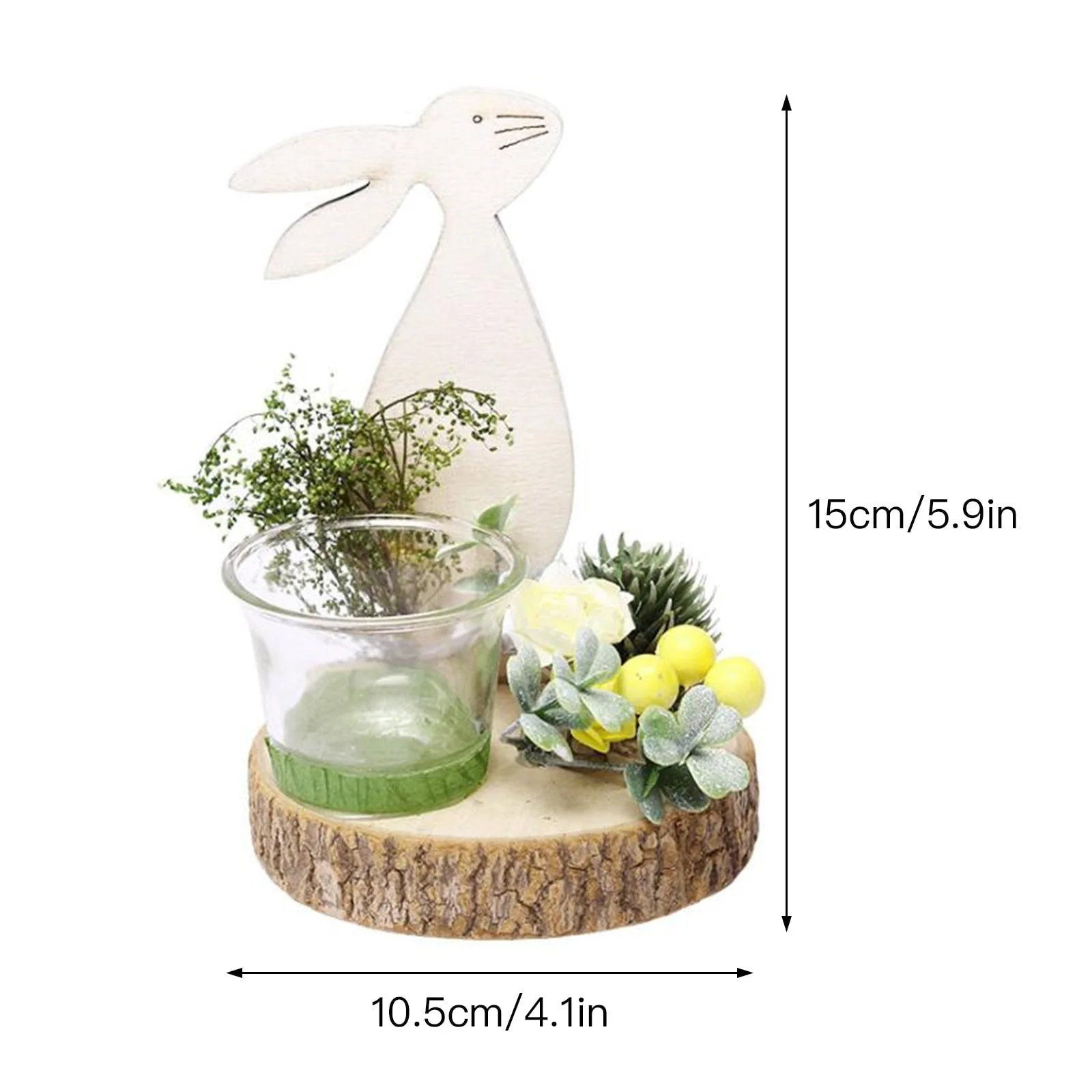 Easter Bunny Nordic Candle Holder Rabbit - Image 6