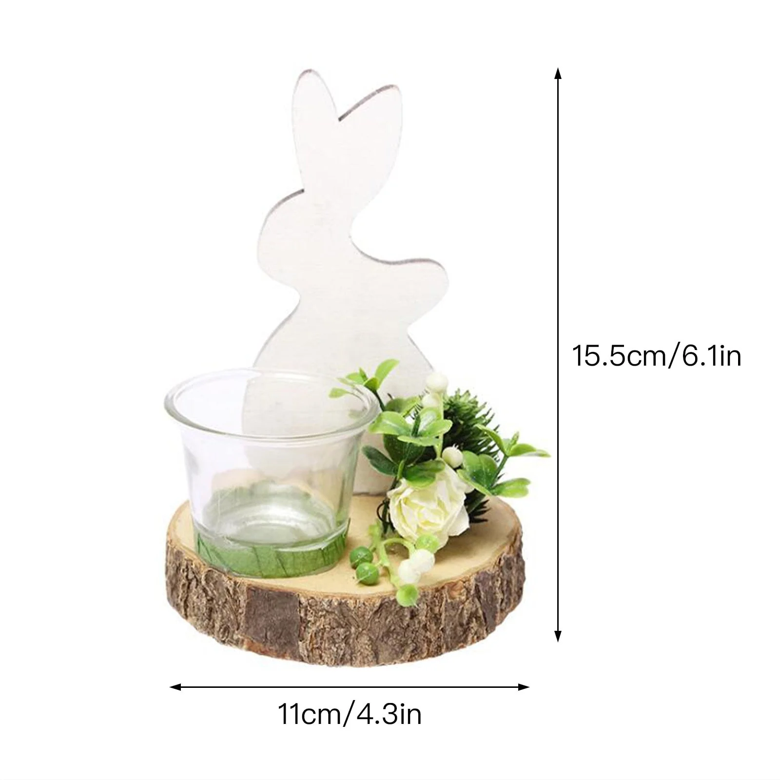Easter Bunny Nordic Candle Holder Rabbit - Image 8