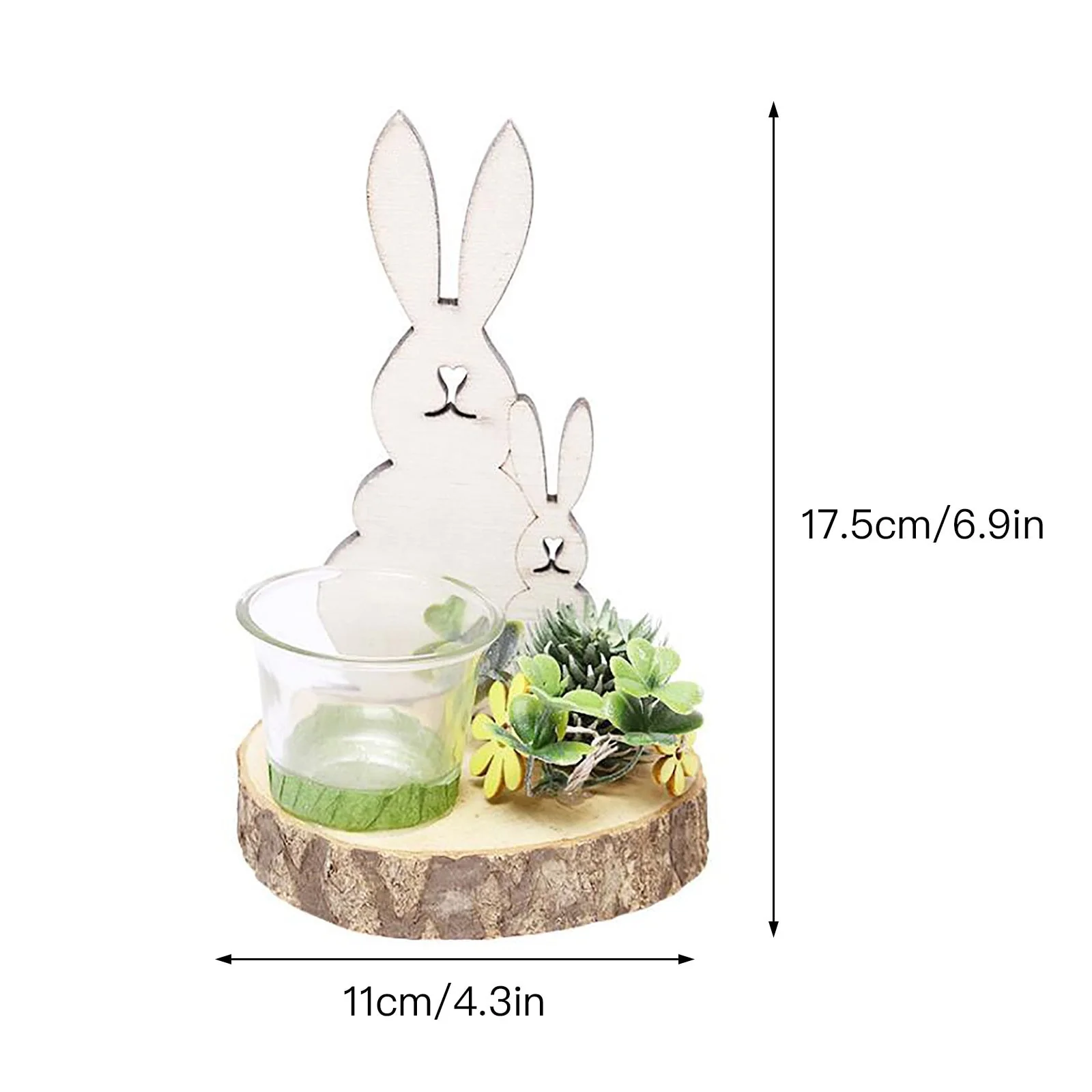 Easter Bunny Nordic Candle Holder Rabbit - Image 9