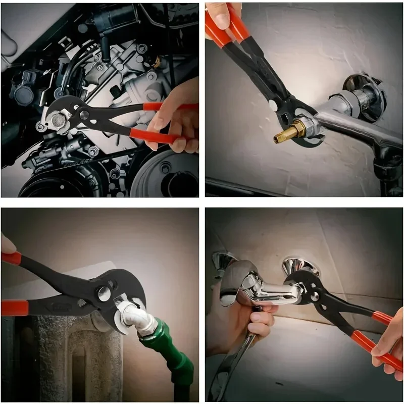 Easy Adjustable V-Jaw Tongue Water Pump Plier - Image 2