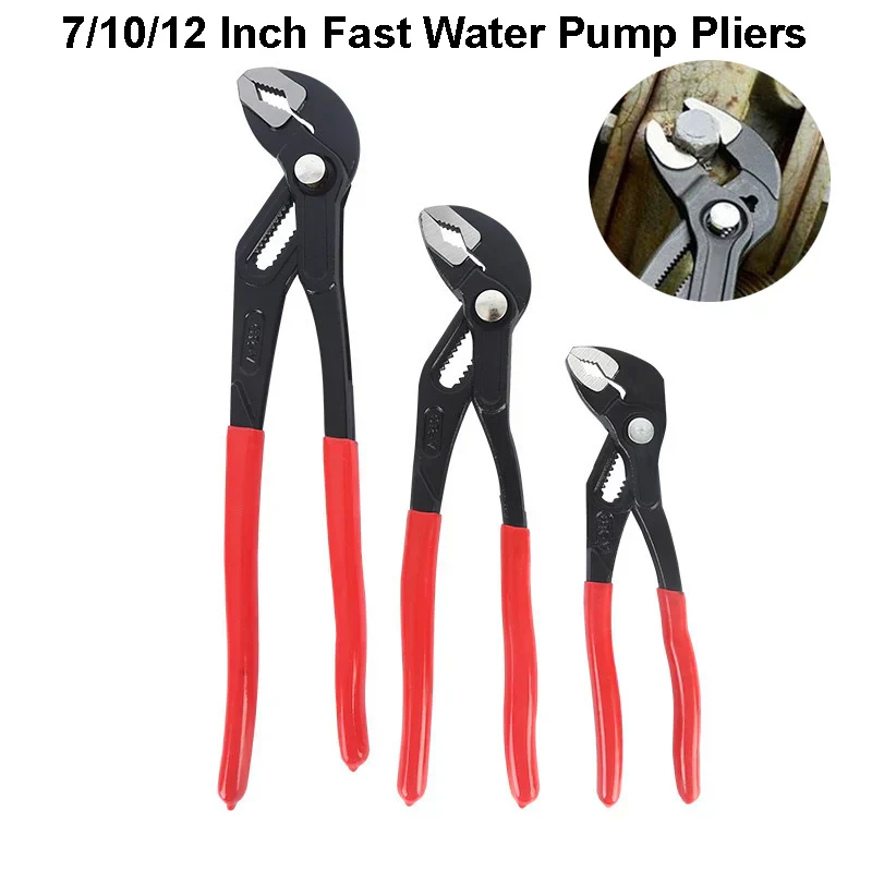 Easy Adjustable V-Jaw Tongue Water Pump Plier - Image 3
