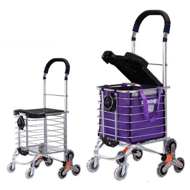 Easy Carry Climbing Wheeled Shopping Cart - Image 9