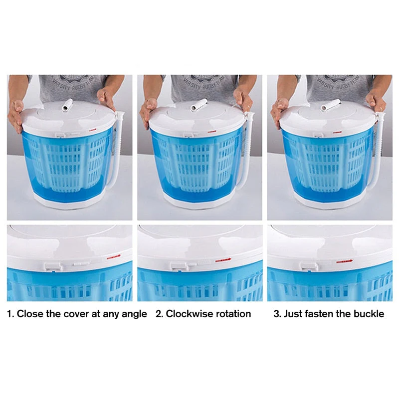 Easy Clean Manual Portable Washing Machine - Image 7