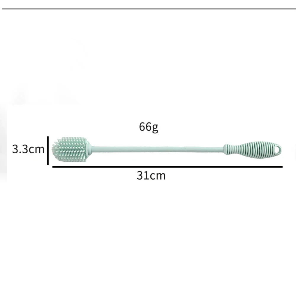 Easy Cleaning Baby Long Handle Silicone Bottle Brush - Image 6