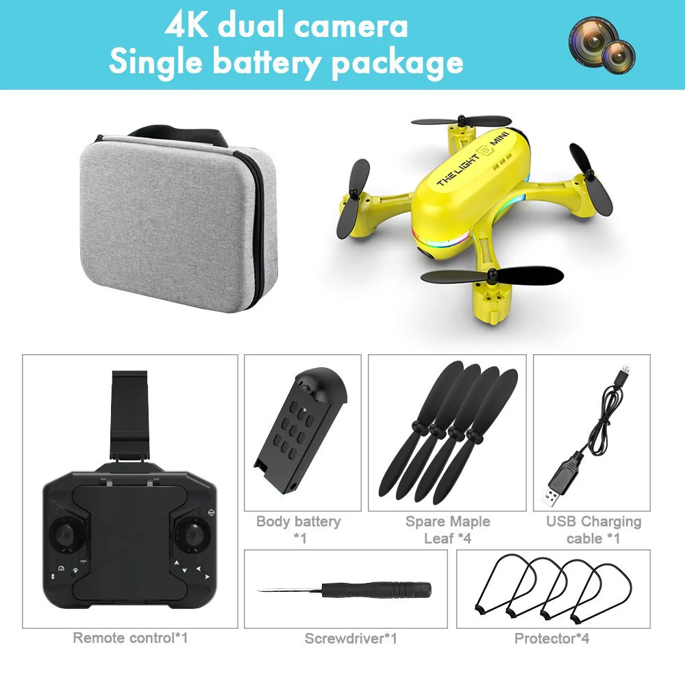 Easy Fly Dual Camera Mini Pocket Drone - Image 13