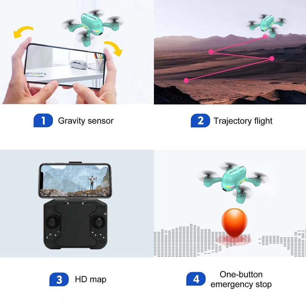 Easy Fly Dual Camera Mini Pocket Drone - Image 4