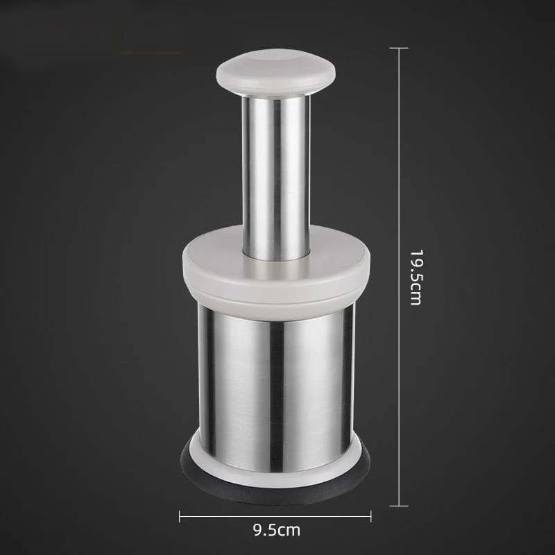 Easy Food Stainless Steel Garlic Grinder - Image 2