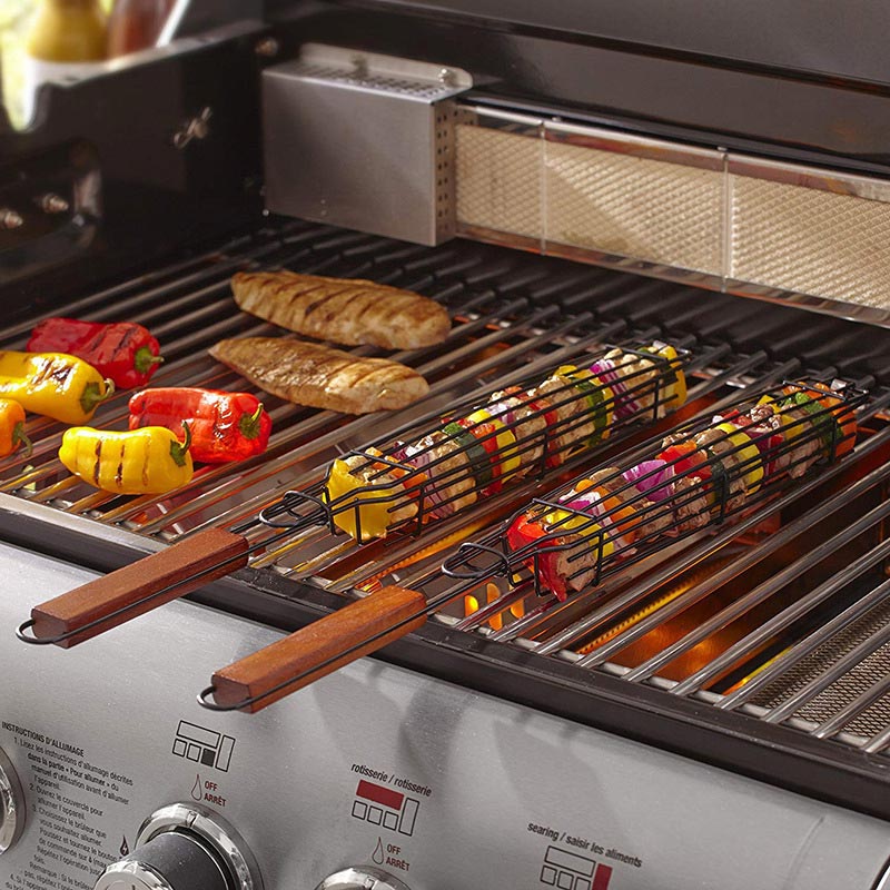Easy Kebab Maker Stainless Steel Cylinder Tool - Image 2