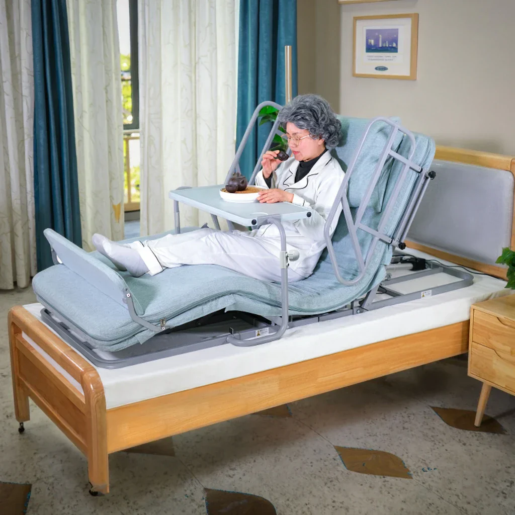 Easy Lift Electric Adjustable Backrest Patient Lifting Bed Pad - Image 2