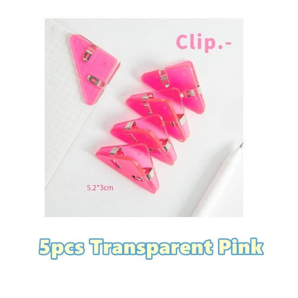 Easy Mark Colorful Triangle Book Corner Clip - Image 10