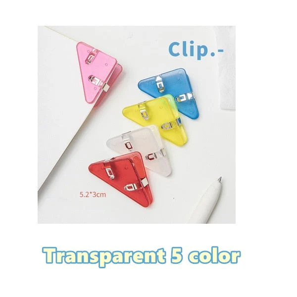 Easy Mark Colorful Triangle Book Corner Clip - Image 13