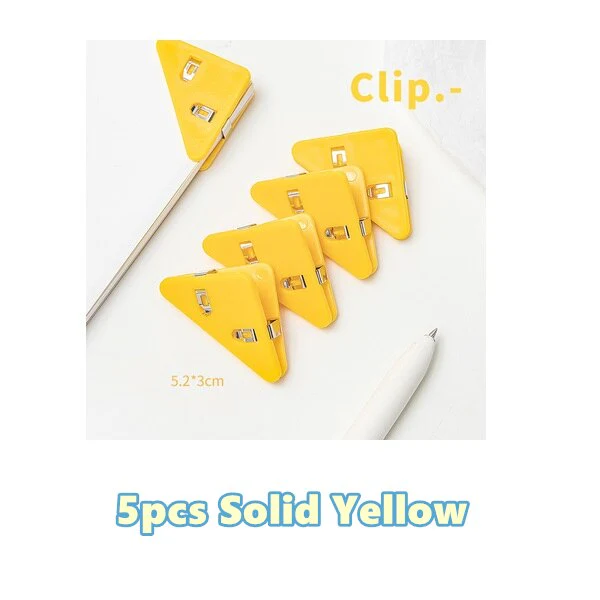 Easy Mark Colorful Triangle Book Corner Clip - Image 14