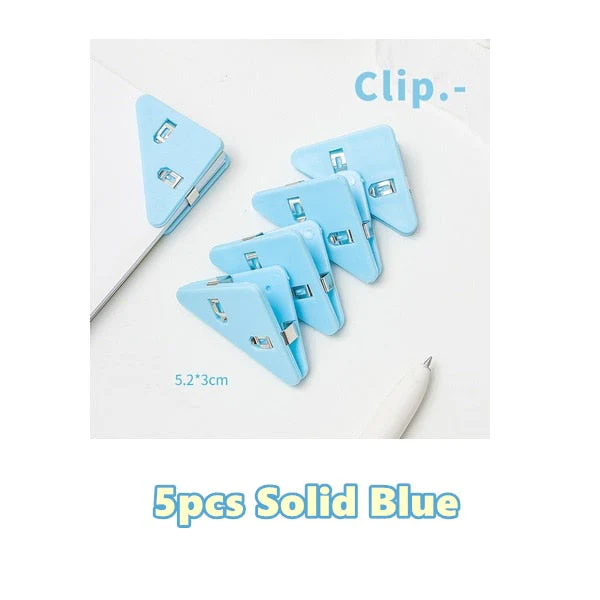 Easy Mark Colorful Triangle Book Corner Clip - Image 15