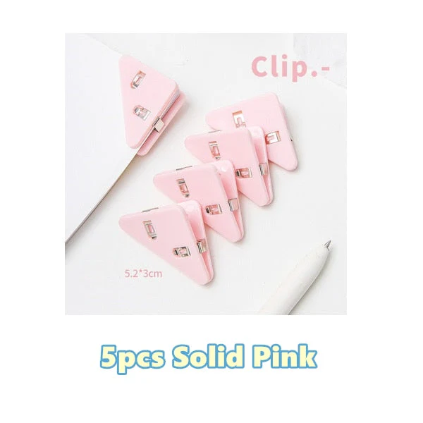 Easy Mark Colorful Triangle Book Corner Clip - Image 6