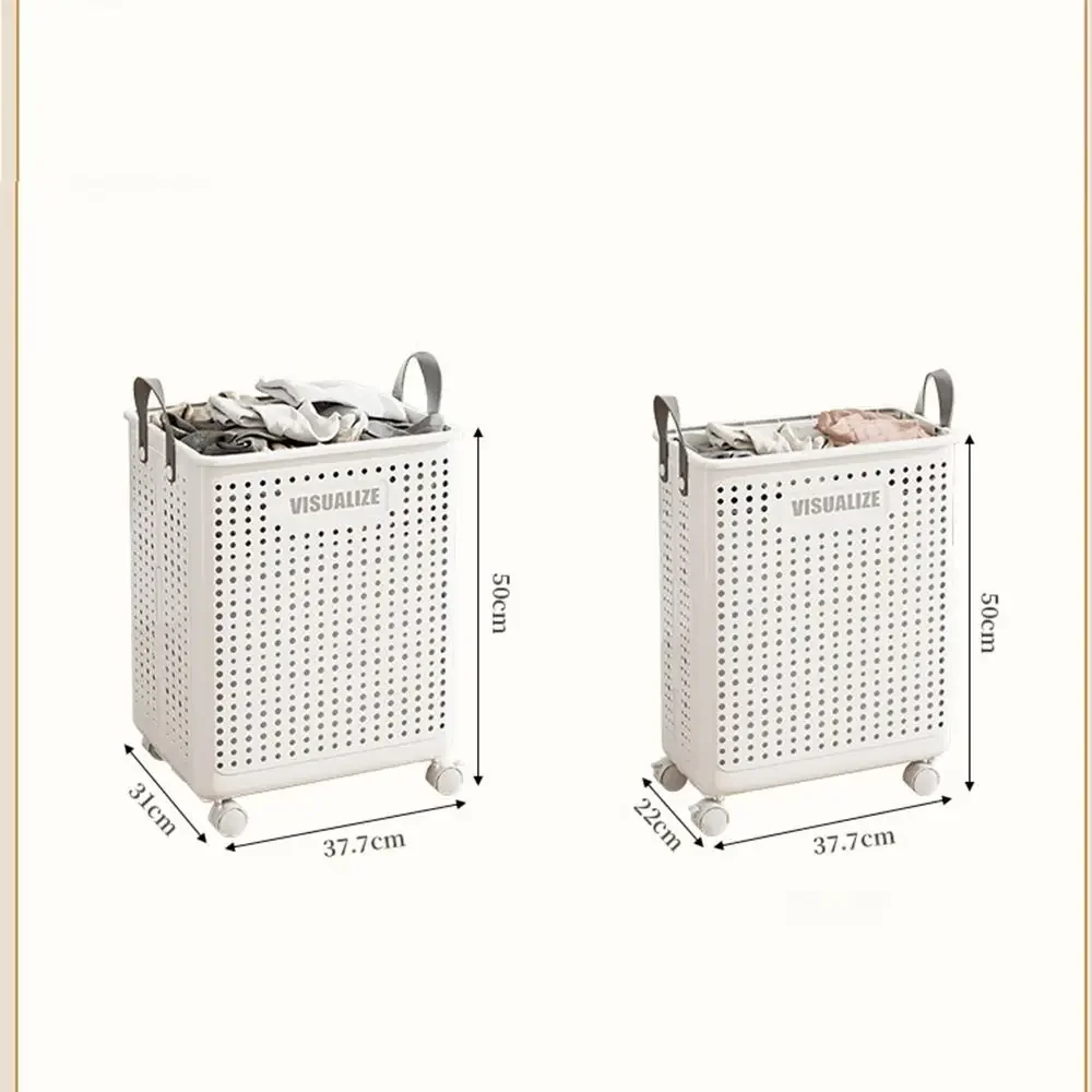 Easy Mobility Modern Space-Saving Laundry Organizer Basket - Image 5