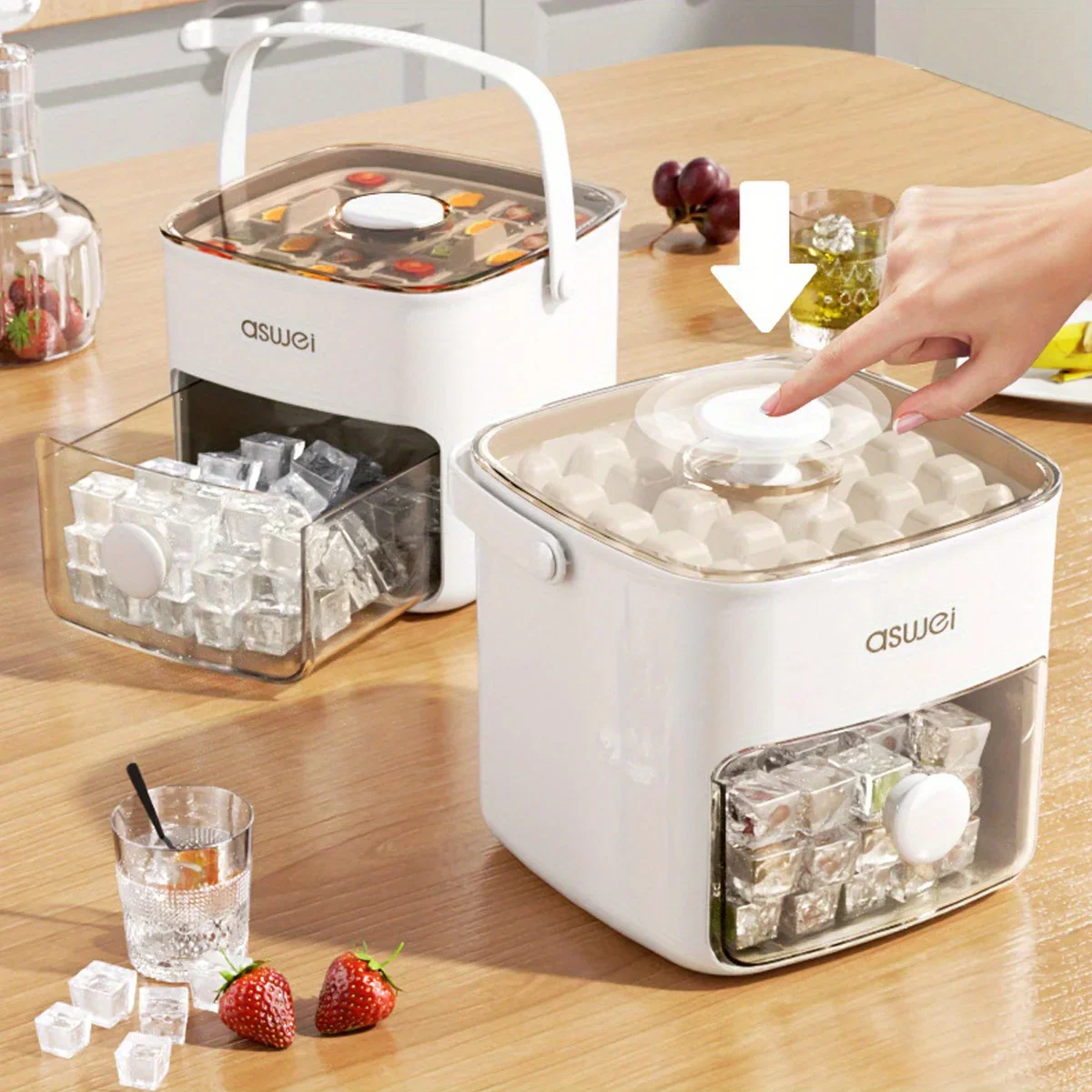 Easy Pop Out Ice Cube Maker Box - Image 4