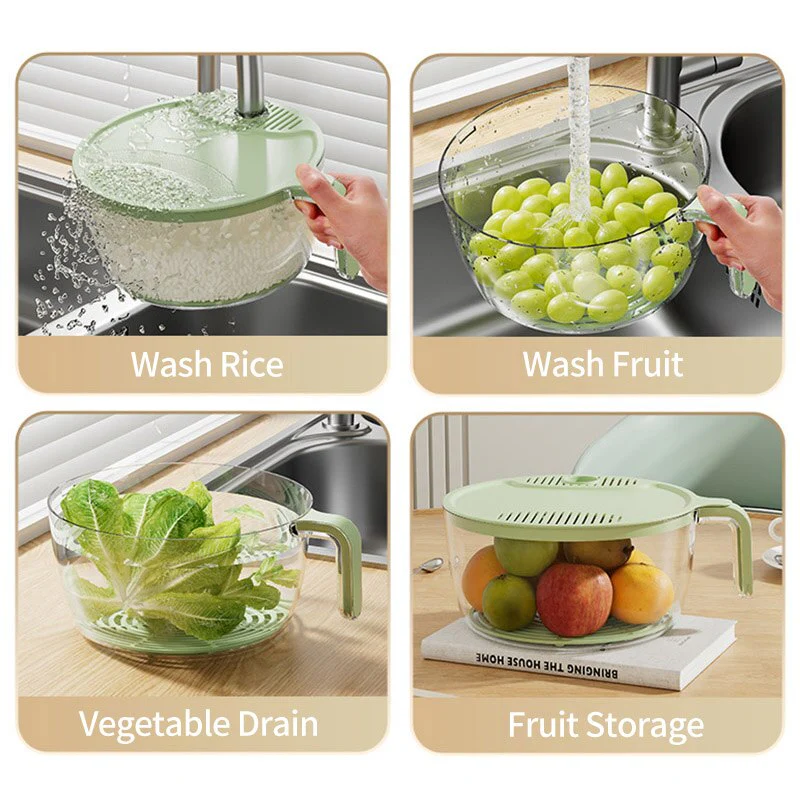 Easy Rice Washer Filter Strainer Basket - Image 2