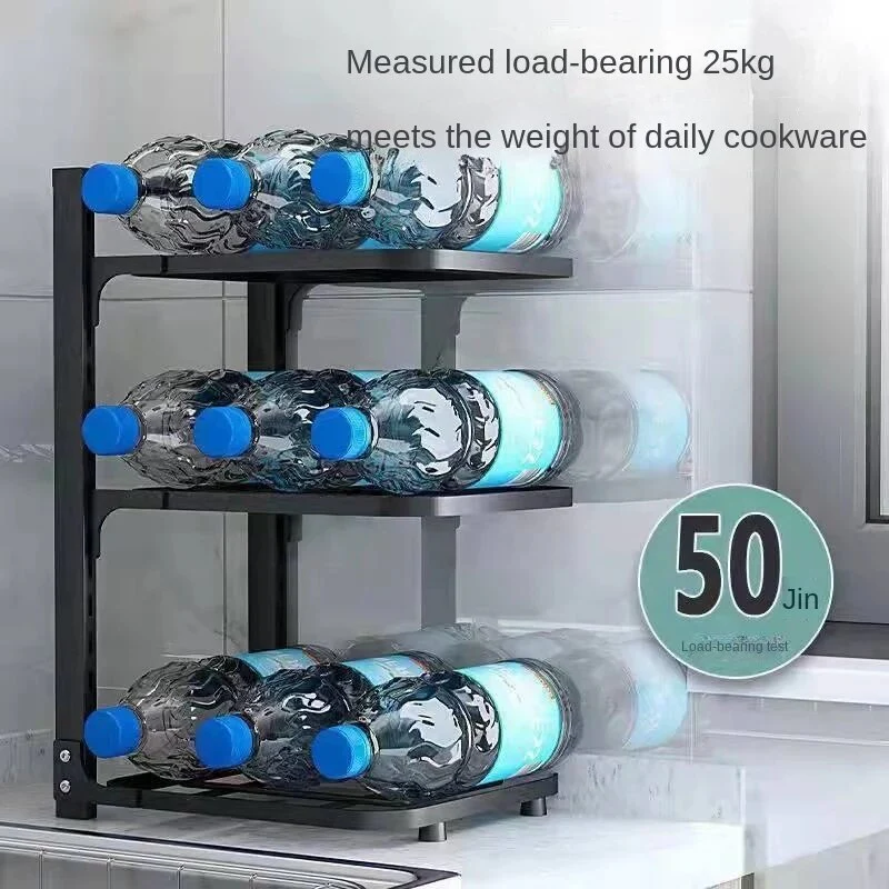 Easy Stack Adjustable Multi-layer Corner Rack - Image 2