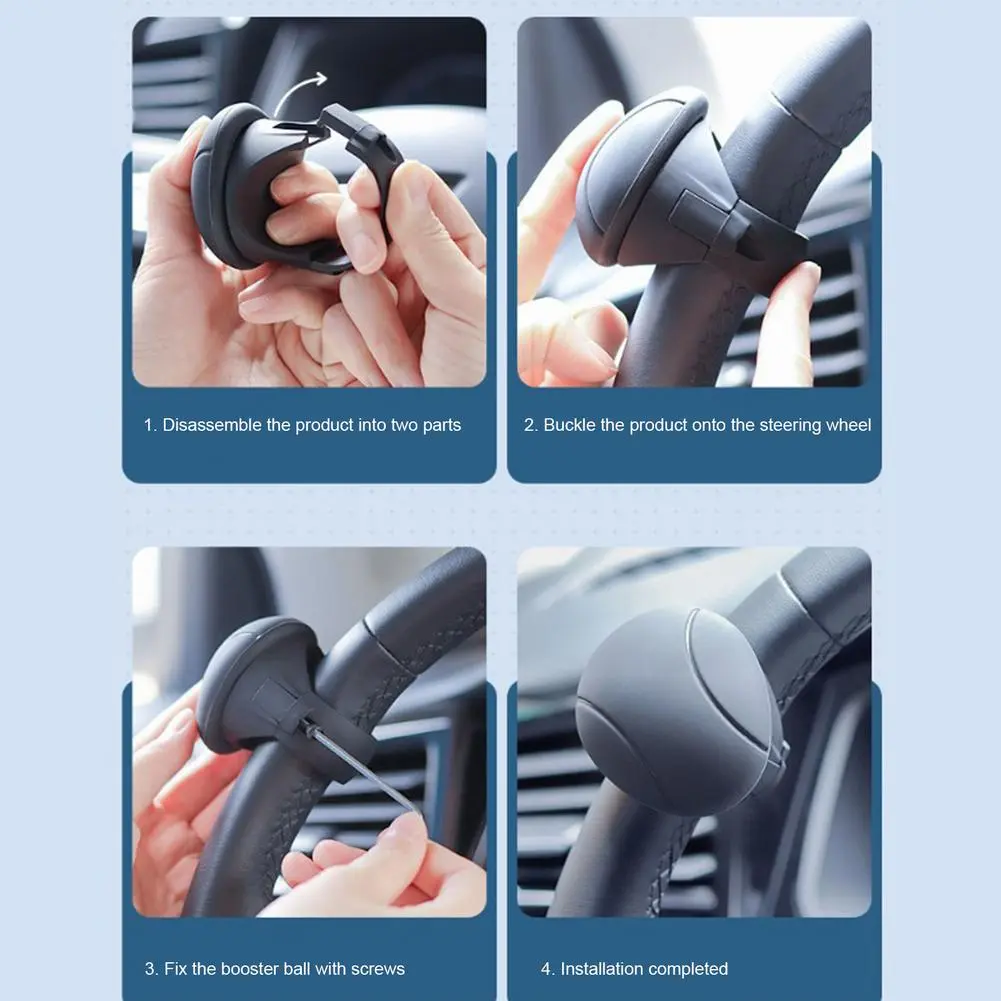 Easy Turn Metal Clip Steering Wheel Handle Booster - Image 3