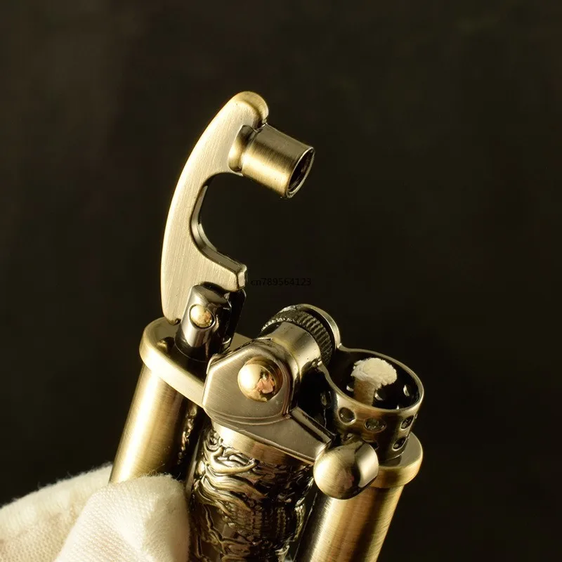 Eco Flame Vintage Brass Kerosene Lighter - Image 8