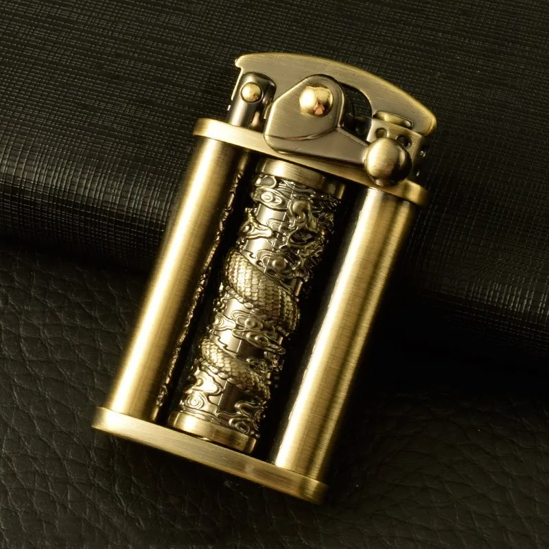 Eco Flame Vintage Brass Kerosene Lighter - Image 9