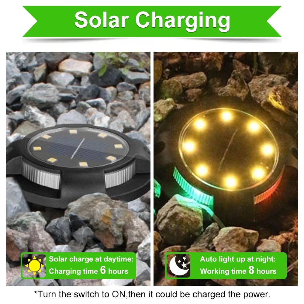 Eco Solar Colorful Garden Light - Image 5